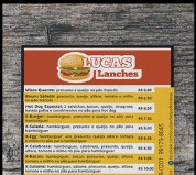 Cardápio da Lucas Lanches
