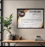 Certificado emoldurado