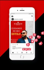 Post para redes sociais de barbearia